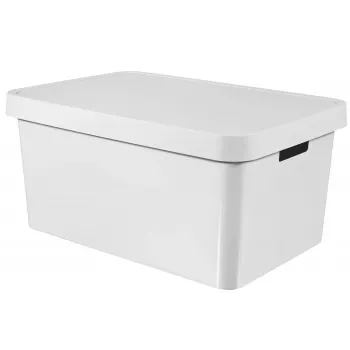 Caixa de armazenamento CURVER Infinity Recycled 45L 56x39x27cm branco