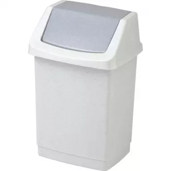 Balde de lixo com pedal CURVER Click-it 50L, cinzento, 38,5 x 33,5 x 63,5 cm