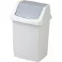 Balde de lixo com pedal CURVER Click-it 50L, cinzento, 38,5 x 33,5 x 63,5 cm