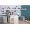 Caixa de armazenamento Curver Infinity Recycled 45L com tampa, cinzento, 56x39x27 cm