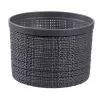 CURVER cesto com tampa Jute redondo 2L Ø17x13cm cinzento-escuro