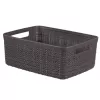 Curver cesto Jute S 5L 27x20x11cm cinzento-escuro