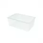 CURVER caixa com tampa caixa têxtil 45L 59,6x39,4x23cm transparente