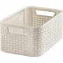 CURVER Style S caixa de arrumação 28,5 x 19,4 x 13 cm creme efeito rattan