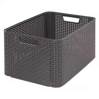 CURVER Style L caixa de arrumação 43,6 x 32,6 x 23 cm cinzento-escuro