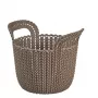 CURVER cesto Knit XS redondo 3L 23x19x19 cm castanho