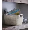 CURVER Knit Collection cesto de arrumação retangular S 8L branco 30x22x17 cm