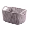 CURVER Knit XS cesto de arrumação retangular 3L 25x18x14 cm lilás-claro
