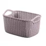 CURVER Knit XS cesto de arrumação retangular 3L 25x18x14 cm lilás-claro