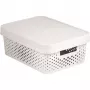 Curver Infinity Recycled 11L caixa de arrumação com tampa, branco