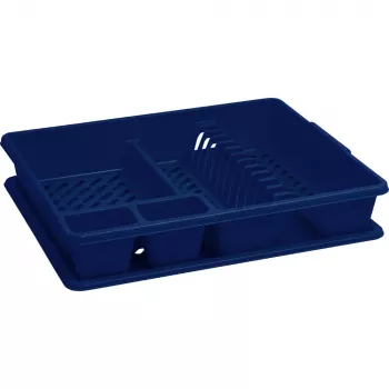 Curver Escorredor de louça 45x38x8,8cm Azul-escuro