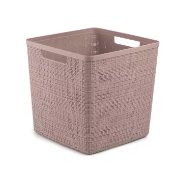 CURVER Cesto Jute Quadrado 17L 28x28x27cm Rosa