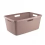 CURVER Cesto de roupa Jute 46L 59x39x26cm Rosa