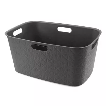 CURVER Cesto de roupa Softex 45L 57x37x27cm Cinzento-escuro