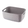 CURVER Cesto de arrumação Softex M 12,5L Castanho-acinzentado 37,9x29,2x14,3cm