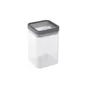 Curver Recipiente para alimentos secos Kara 1,2L Transparente/Cinzento-escuro