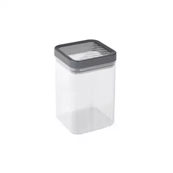 Curver Recipiente para alimentos secos Kara 1,2L Transparente/Cinzento-escuro