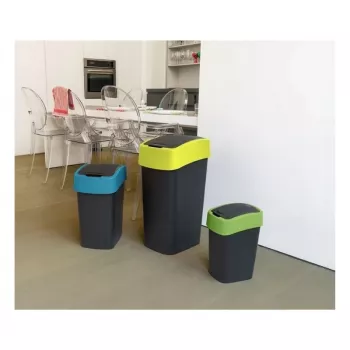 CURVER Balde de lixo Flip Bin 45L Preto/Amarelo