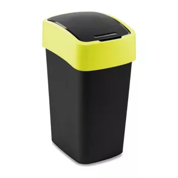CURVER Balde de lixo Flip Bin 25L Preto/Amarelo