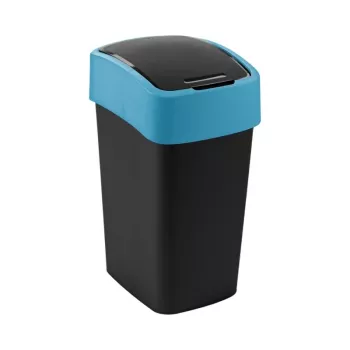 CURVER Balde de lixo Flip Bin 25L Preto/Azul