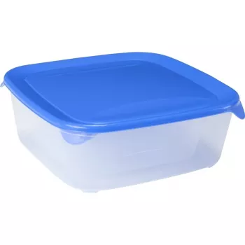 Conjunto Curver Fresh & Go de 4 recipientes retangulares de armazenamento 0,5L + 0,8L + 1,7L + 2,9L azul