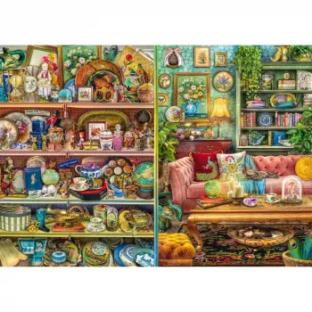 Schmidt Spiele Aus Alt mach Neu - com amor decorado (1000 peças) puzzle de 1000 peças