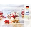 Frasco hermético LEIFHEIT 370 ml - Frasco de conservação hermético com arame e vedante de borracha natural, vidro transparente, conservação de alimentos