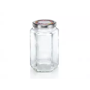 LEIFHEIT frasco de vidro hexagonal 1700 ml