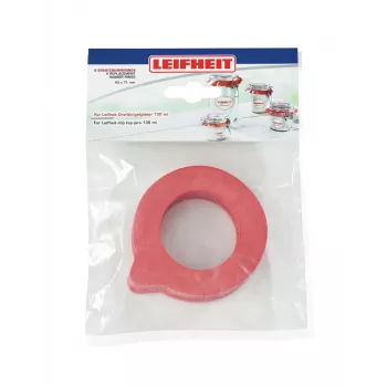 Anéis de borracha de substituição LEIFHEIT 6 unid. 43x71 mm para frascos de conserva 135 ml