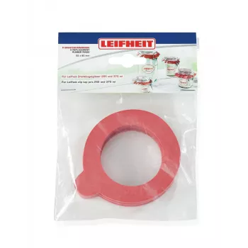 Anéis de borracha de substituição LEIFHEIT 6 unid. 52x80 mm para frascos de conserva 255/370 ml