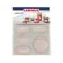 LEIFHEIT conjunto de autocolantes decorativos para frascos, pastel