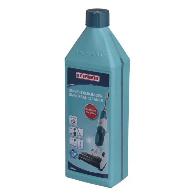 LEIFHEIT Limpa-chãos Universal Concentrado 1L – pH neutro, sem deixar marcas para ladrilhos, laminado, PVC, vinil e madeira selada