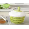 LEIFHEIT Centrífuga de salada Trend 4,5L centrífuga de salada com manivela e taça de servir, tampa verde