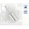 Ralador de noz-moscada LEIFHEIT Sterling – ralador rotativo manual com compartimento de armazenamento integrado, superfície de ralar fina em aço inoxidável, prateado/preto
