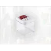 Recipiente para alimentos LEIFHEIT Fresh&Easy 400 ml – hermético, à prova de fugas, sem BPA, transparente com tampa verde