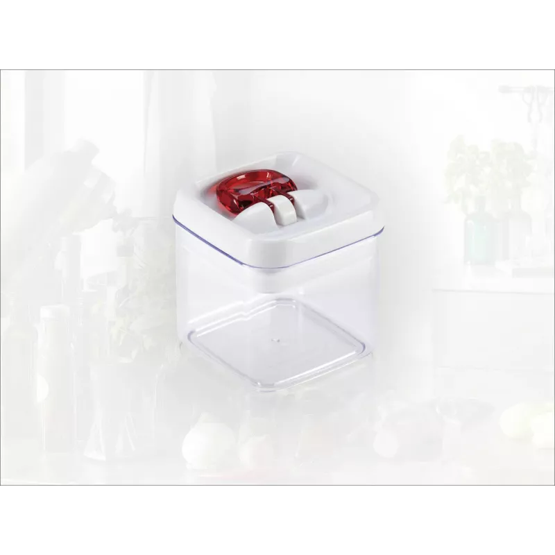 Recipiente para alimentos LEIFHEIT Fresh&Easy 400 ml – hermético, à prova de fugas, sem BPA, transparente com tampa verde