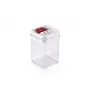 Recipiente de conservação LEIFHEIT Fresh&Easy 800 ml, hermético, empilhável, sem BPA, transparente com tampa branca/verde