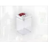 Recipiente de conservação LEIFHEIT Fresh&Easy 800 ml, hermético, empilhável, sem BPA, transparente com tampa branca/verde