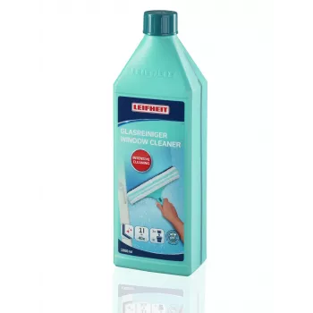 LEIFHEIT Limpa-vidros e janelas Concentrado 1L – fórmula sem deixar marcas, rende 100L