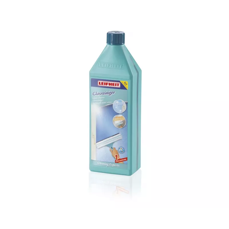 LEIFHEIT Limpa-vidros e janelas Concentrado 1L – fórmula sem deixar marcas, rende 100L