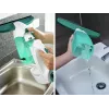 Aspirador de janelas LEIFHEIT Dry&Clean com haste Click System 43 cm, aspirador de janelas eléctrico, branco/turquesa