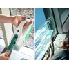 Aspirador de janelas LEIFHEIT Dry&Clean com haste Click System 43 cm, aspirador de janelas eléctrico, branco/turquesa