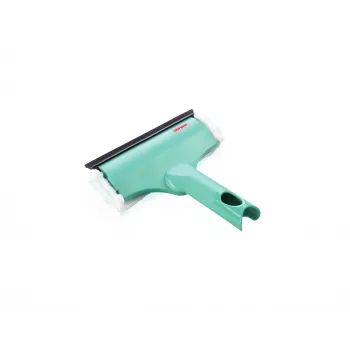 Limpa-janelas e caixilhos LEIFHEIT 3in1 Mini micro duo - cabeça de microfibra 20 cm com rodo integrado, compatível com Click System