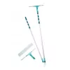 Conjunto de limpeza de janelas LEIFHEIT com haste telescópica, rodo 2-em-1 XL Pro Reach, alcance de 4 m