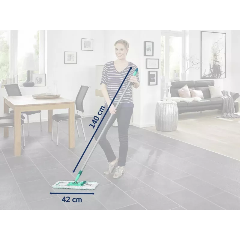 Mopa LEIFHEIT Profi XL Micro Duo com haste de aço, 42 cm