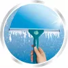 Rodo de janelas LEIFHEIT Classic com haste telescópica 100-155 cm, rodo 33 cm, sem deixar marcas, verde/branco