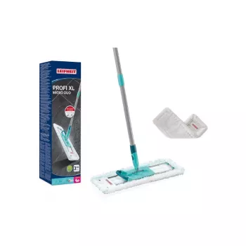 Mopa LEIFHEIT Profi XL Micro Duo 42 cm com cabo dobrável e pano de substituição SuperDuster