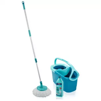 LEIFHEIT Conjunto de limpeza de pavimentos Rotations-Disc-Mop Ergo com Power Cleaner 1L