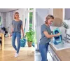 LEIFHEIT Conjunto de limpeza de pavimentos Rotations-Disc-Mop Ergo com Power Cleaner 1L