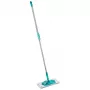 Escova de chão LEIFHEIT PowerClean M com haste telescópica, 33 cm, verde/cinzento